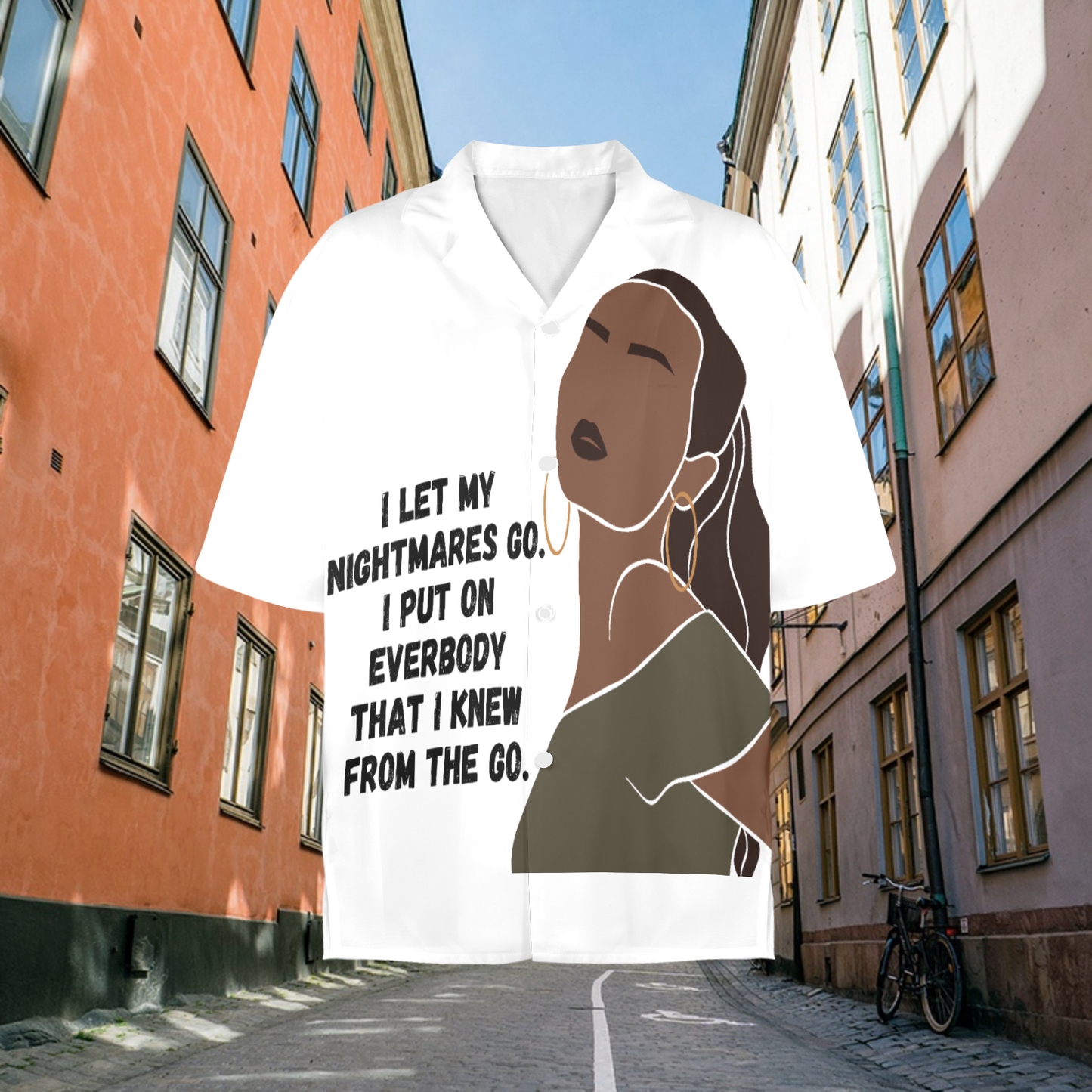 'MetroMuse' Women's Hawaiian Style Shirt π΄π - CUTE, AS A BUTTON CUSTOM DESIGNS & MORE