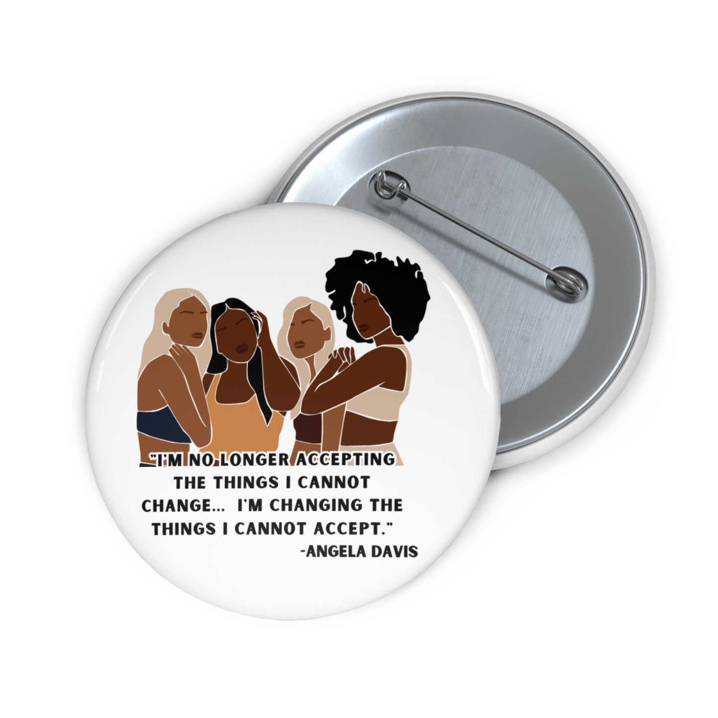 'MetroMuse' Button Pins - Wear Your Power. Speak Your Mind.🔥 - CUTE, AS A BUTTON CUSTOM DESIGNS & MORE