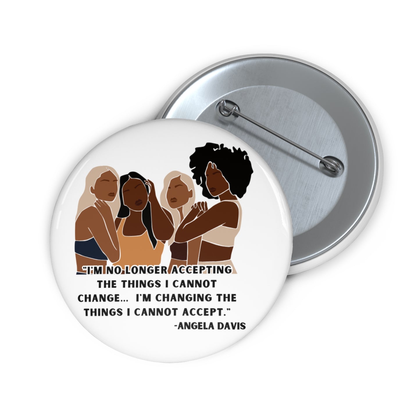 'MetroMuse' Button Pins - Wear Your Power. Speak Your Mind.🔥 - CUTE, AS A BUTTON CUSTOM DESIGNS & MORE