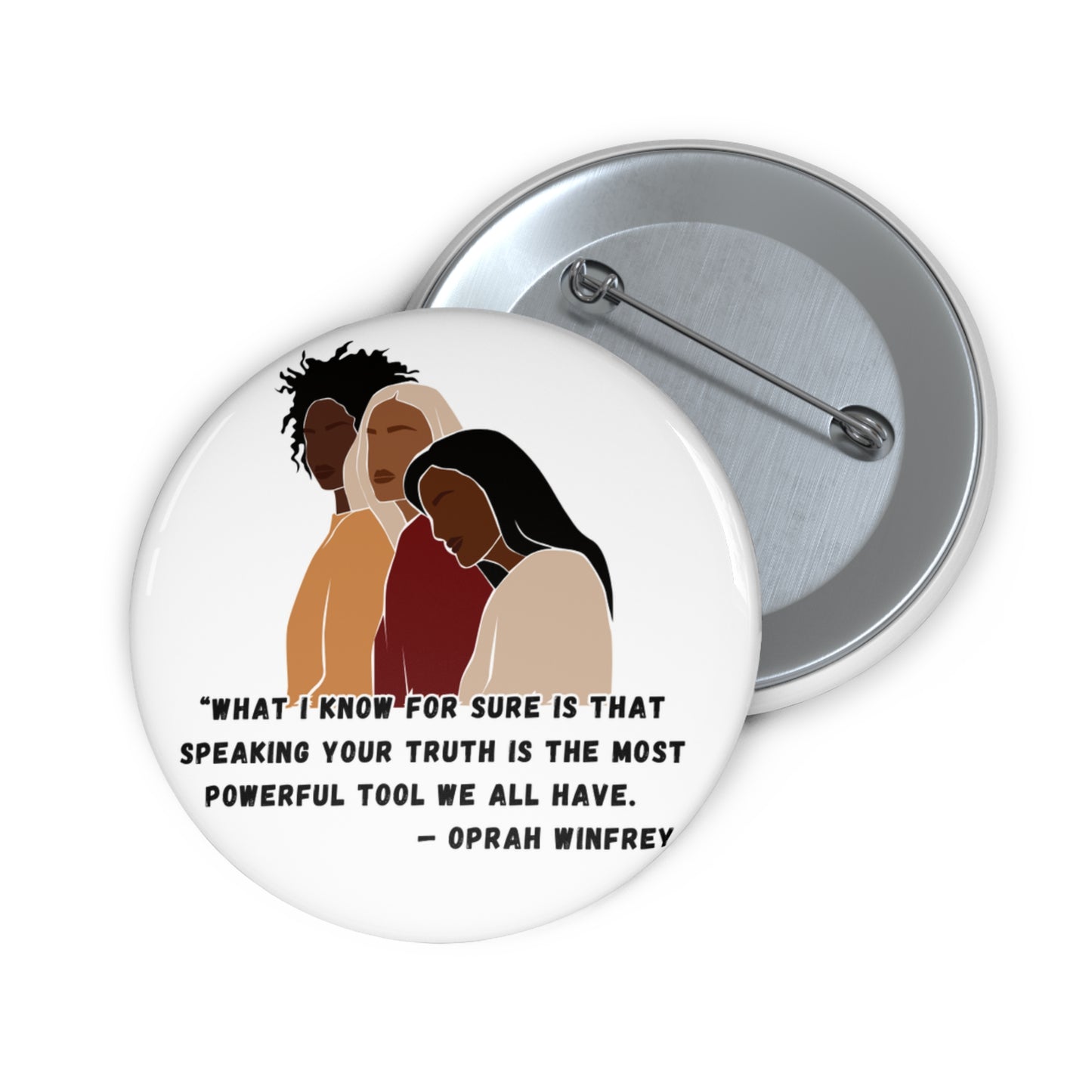'MetroMuse' Button Pins - Wear Your Power. Speak Your Mind.🔥 - CUTE, AS A BUTTON CUSTOM DESIGNS & MORE