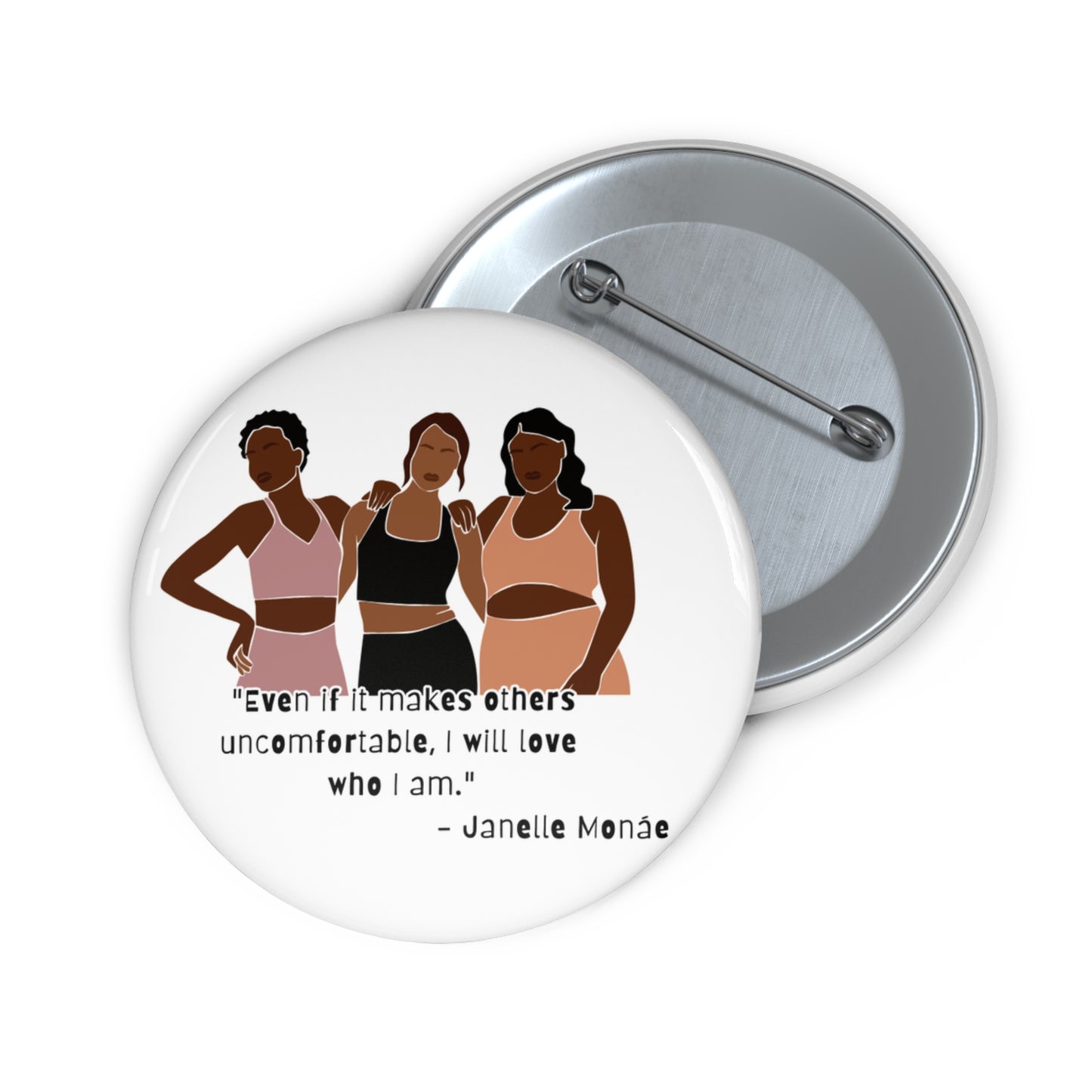 'MetroMuse' Button Pins - Wear Your Power. Speak Your Mind.🔥 - CUTE, AS A BUTTON CUSTOM DESIGNS & MORE