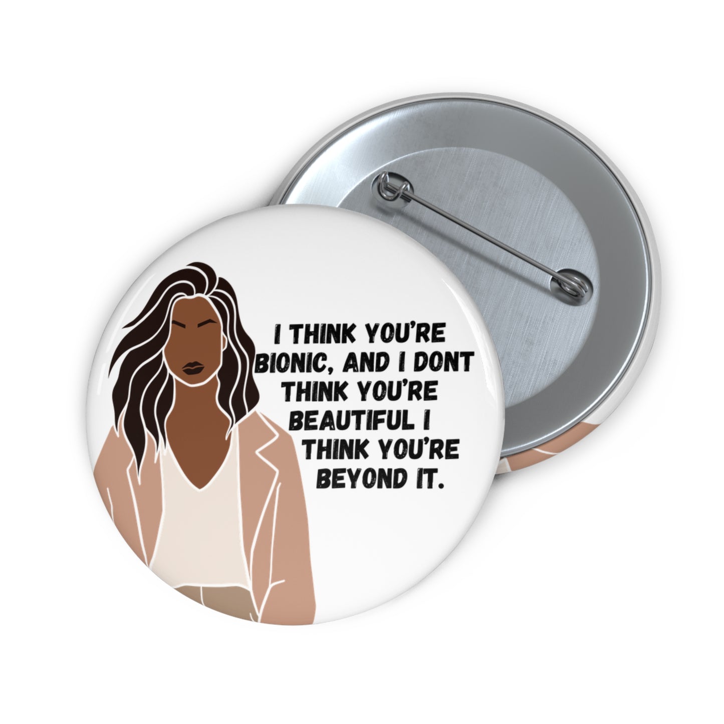 'MetroMuse' Button Pins - Wear Your Power. Speak Your Mind.🔥 - CUTE, AS A BUTTON CUSTOM DESIGNS & MORE