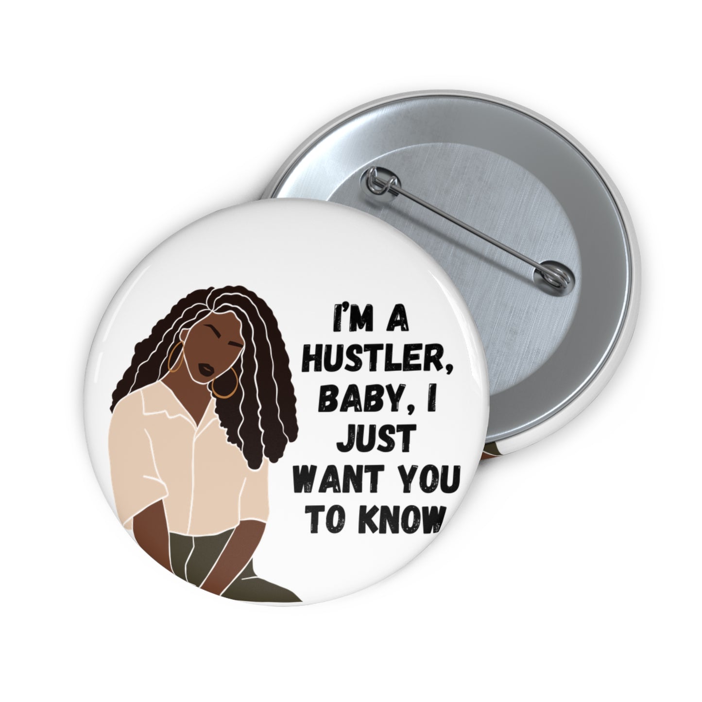 'MetroMuse' Button Pins - Wear Your Power. Speak Your Mind.🔥 - CUTE, AS A BUTTON CUSTOM DESIGNS & MORE