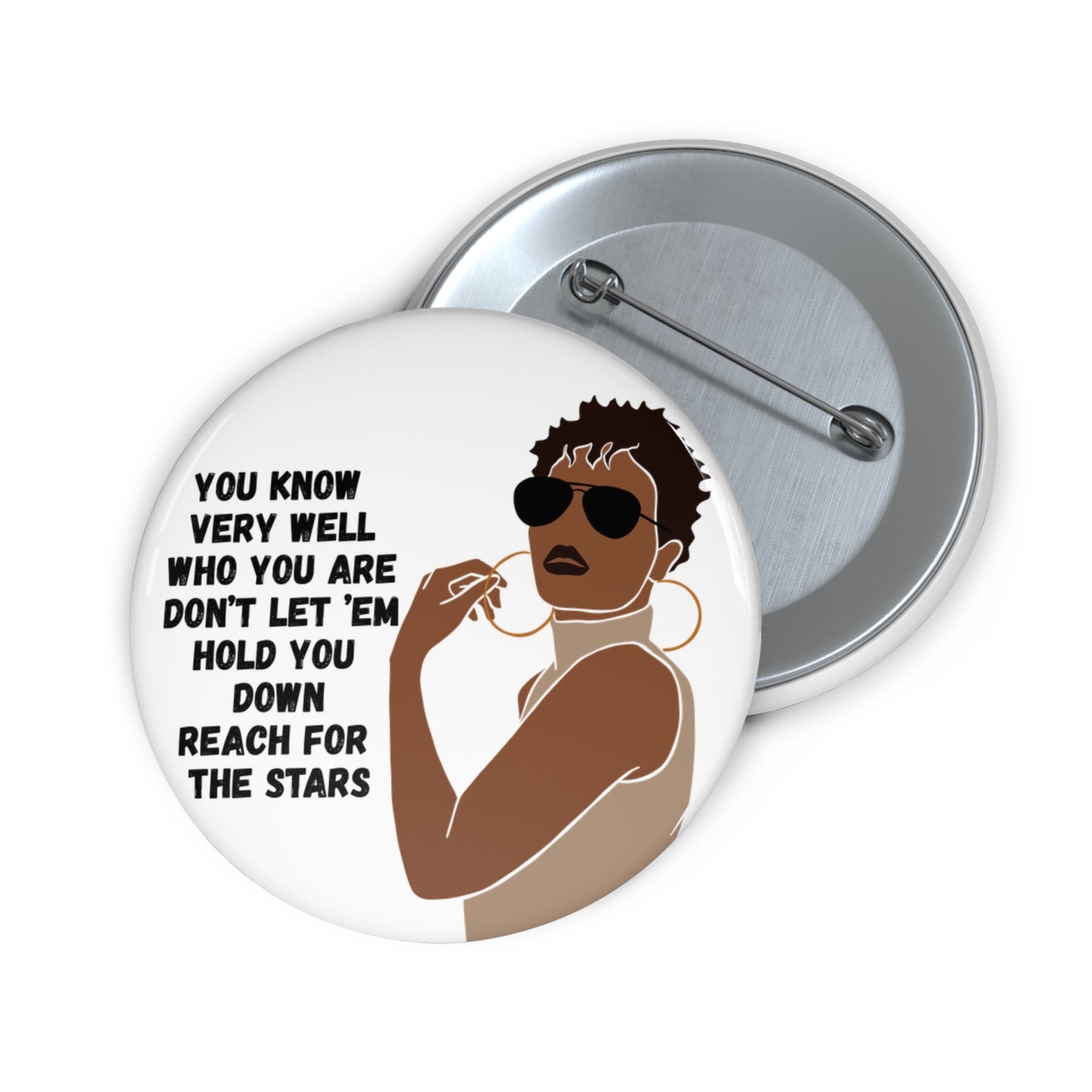 'MetroMuse' Button Pins - Wear Your Power. Speak Your Mind.🔥 - CUTE, AS A BUTTON CUSTOM DESIGNS & MORE