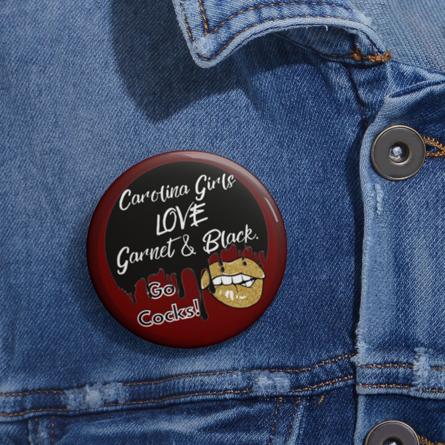Collegiate Cutie Buttons- Chic Style for Campus or Game Day!πβ¨ - CUTE, AS A BUTTON CUSTOM DESIGNS & MORE