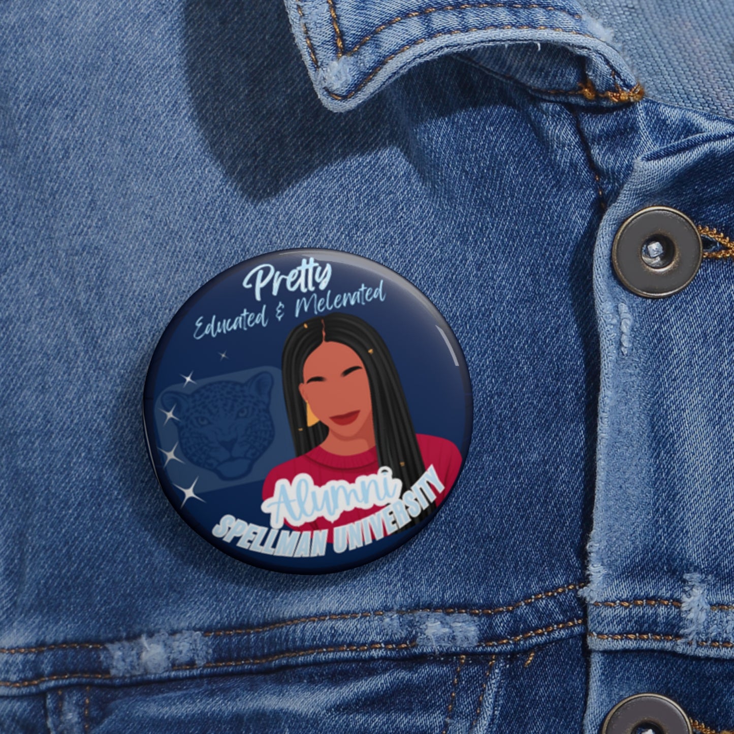 Collegiate Cutie Buttons- Chic Style for Campus or Game Day!πβ¨ - CUTE, AS A BUTTON CUSTOM DESIGNS & MORE
