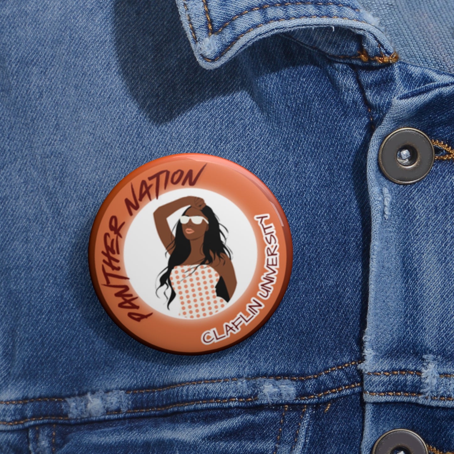 Collegiate Cutie Buttons- Chic Style for Campus or Game Day!πβ¨ - CUTE, AS A BUTTON CUSTOM DESIGNS & MORE