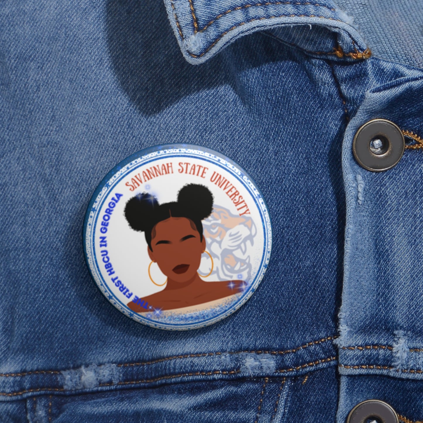 Collegiate Cutie Buttons- Chic Style for Campus or Game Day!πβ¨ - CUTE, AS A BUTTON CUSTOM DESIGNS & MORE