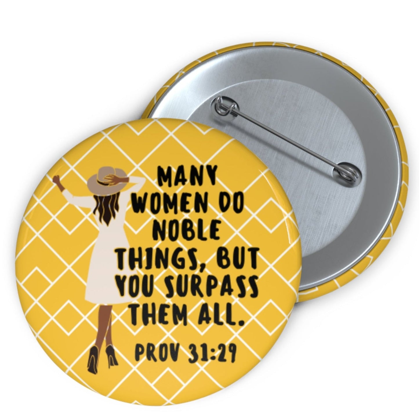 'Her Faith' Buttons - Conversation Starter Accessories! πππ½ - CUTE, AS A BUTTON CUSTOM DESIGNS & MORE