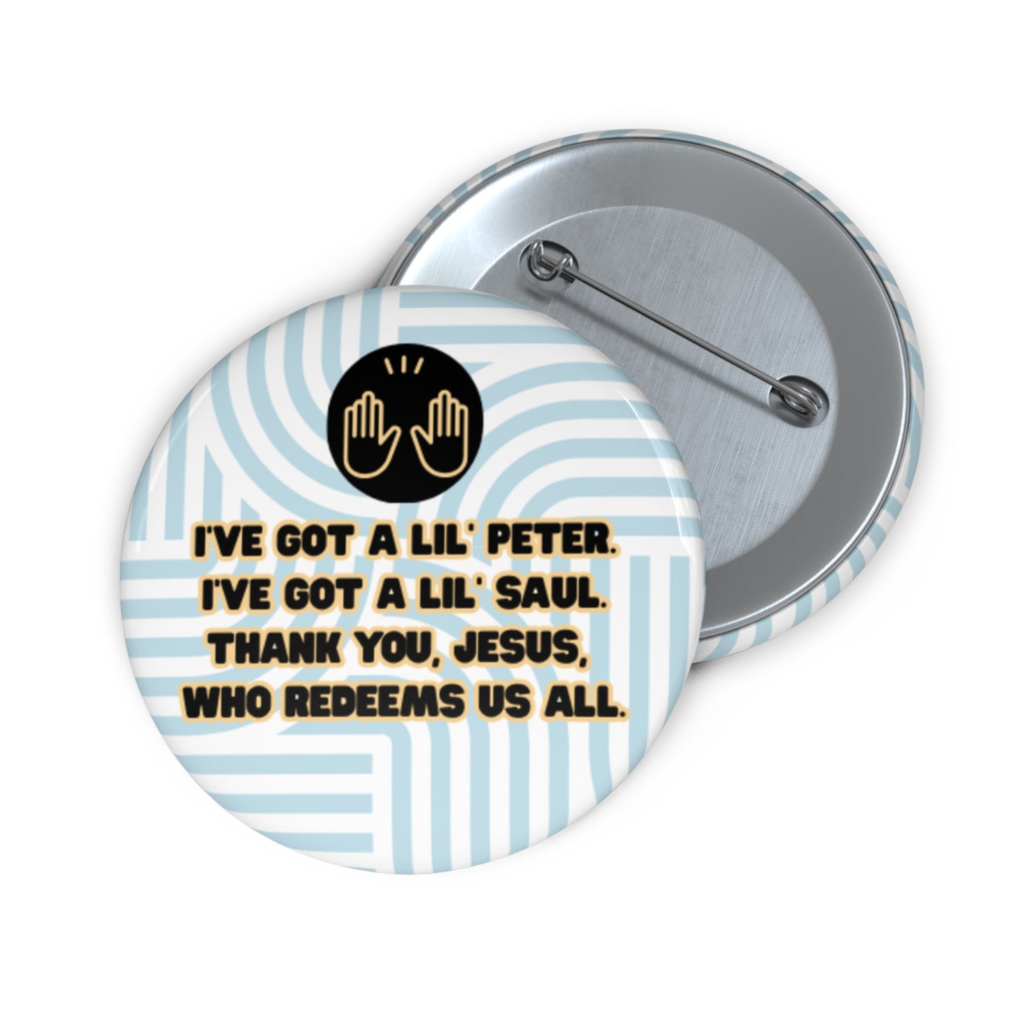 'Her Faith' Buttons - Conversation Starter Accessories! πππ½ - CUTE, AS A BUTTON CUSTOM DESIGNS & MORE