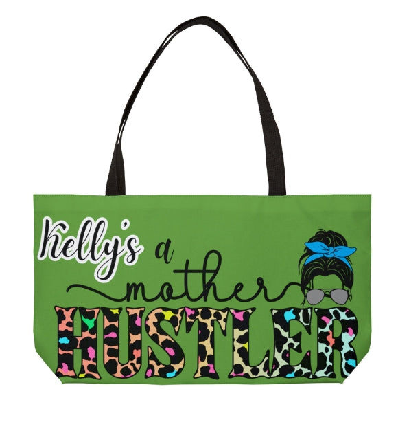 'Mother Hustler' Weekender- Free Personalization & Shipping! 💖💐 - CUTE, AS A BUTTON CUSTOM DESIGNS & MORE
