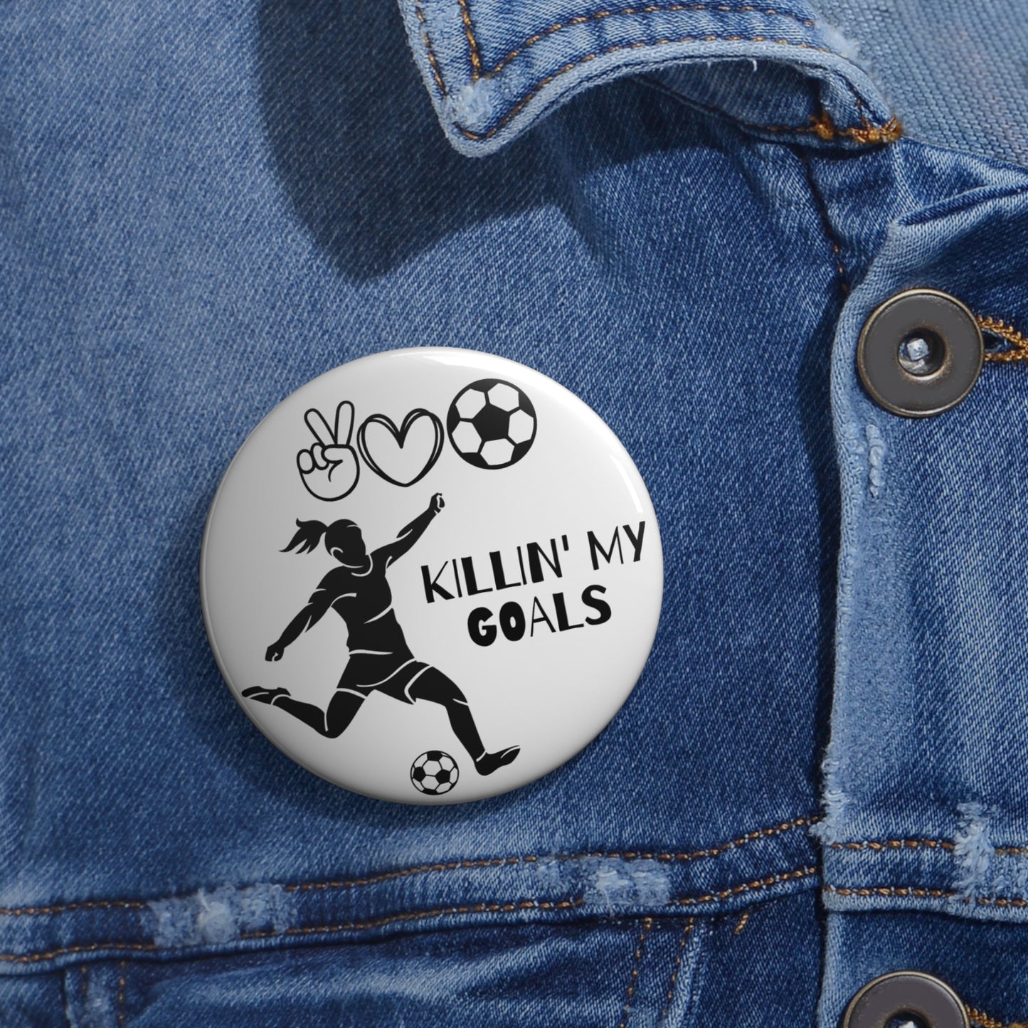 Lifestyle Buttons- Accessories for What's to Love About Life! ⚽🎸