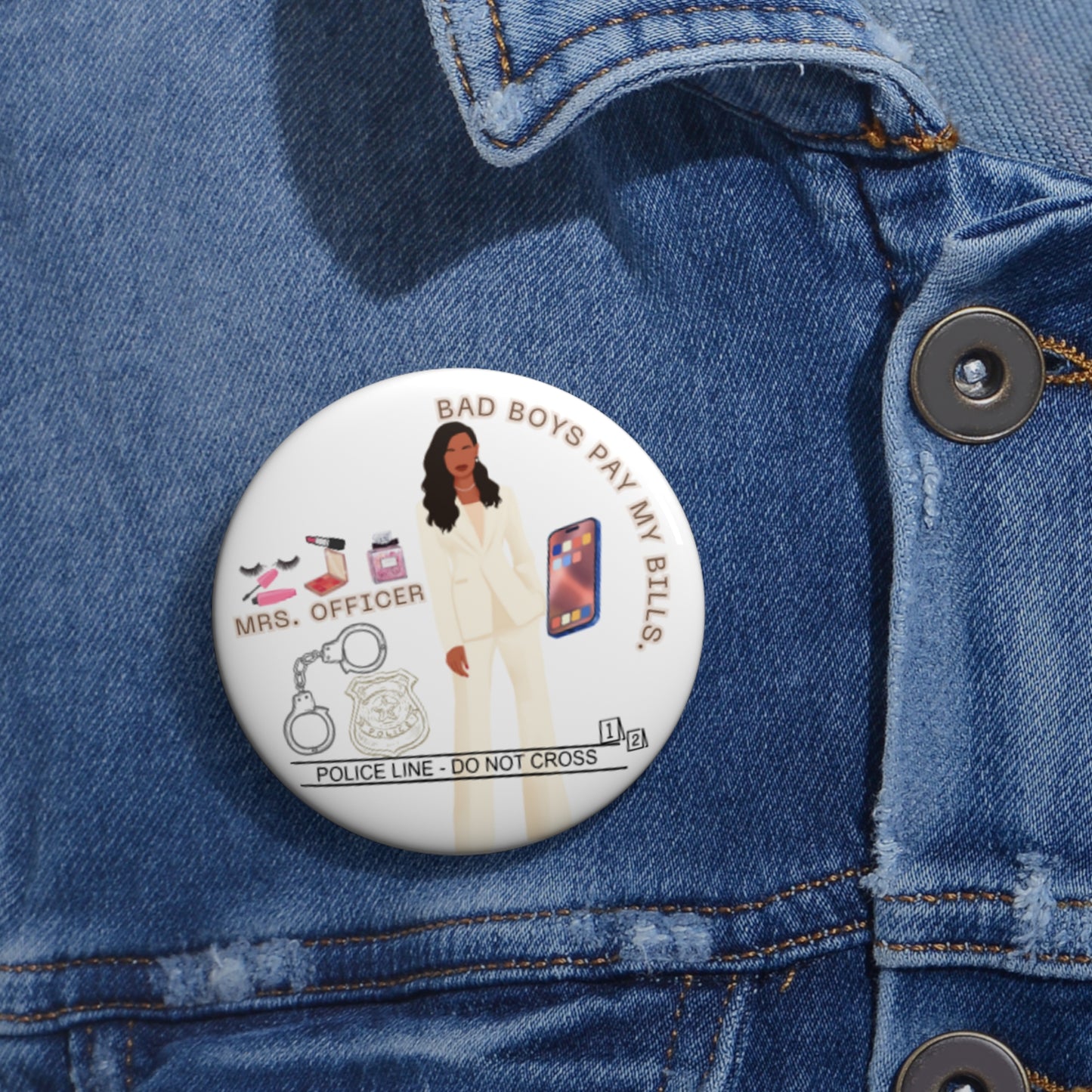 Career Inspired 'Hustle & Success' Button Pins 🔥💕