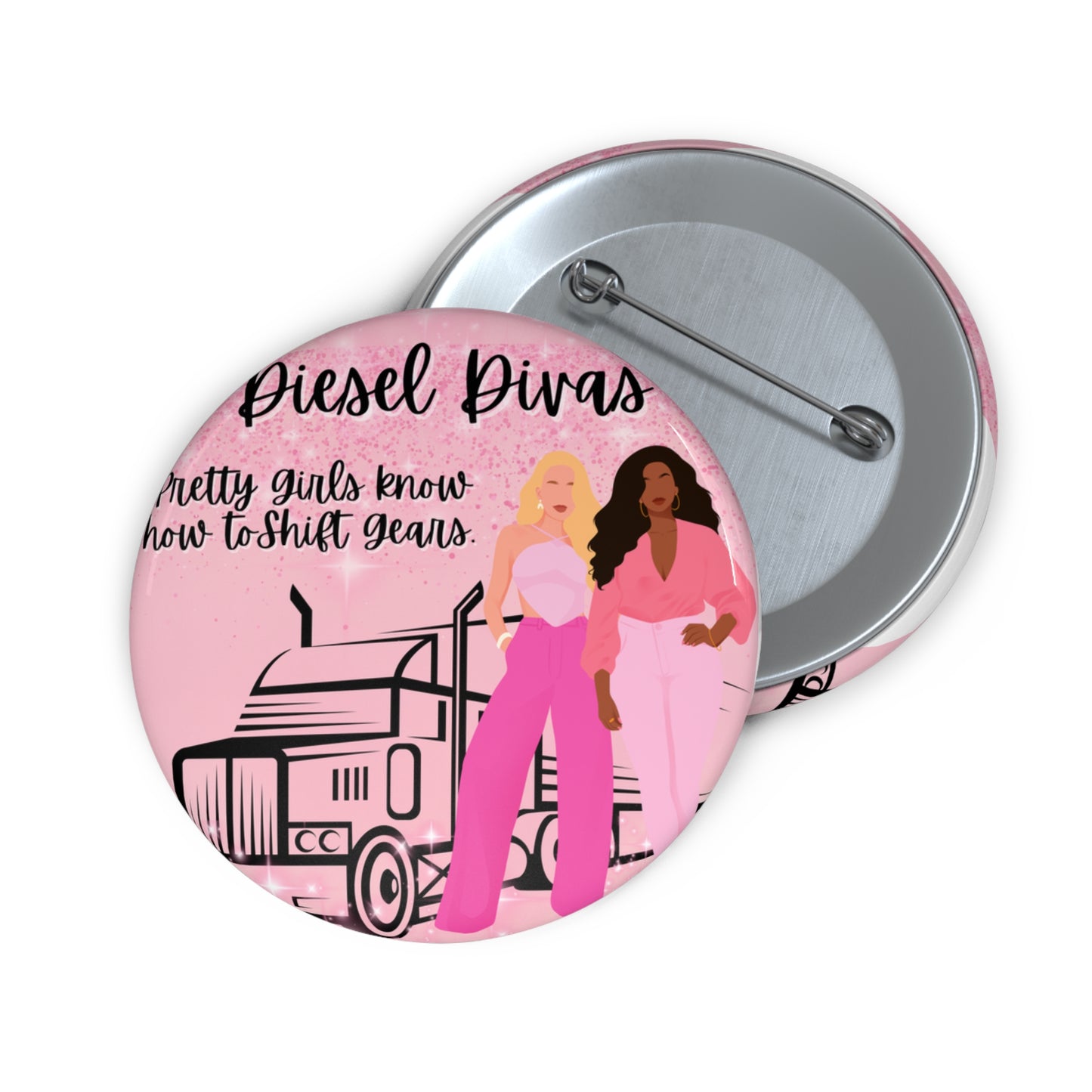 Career Inspired 'Hustle & Success' Button Pins 🔥💕