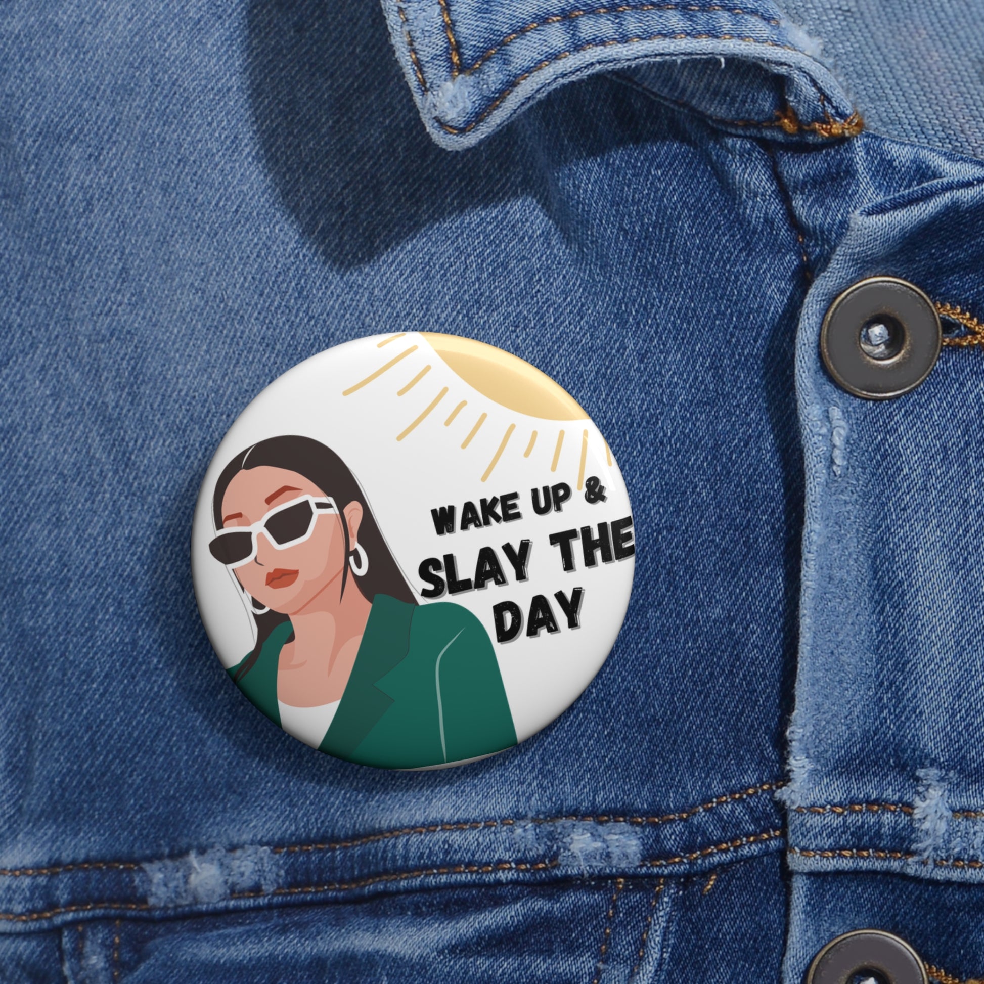 'MetroMuse' Button Pins - Wear Your Power. Speak Your Mind.🔥 - CUTE, AS A BUTTON CUSTOM DESIGNS & MORE