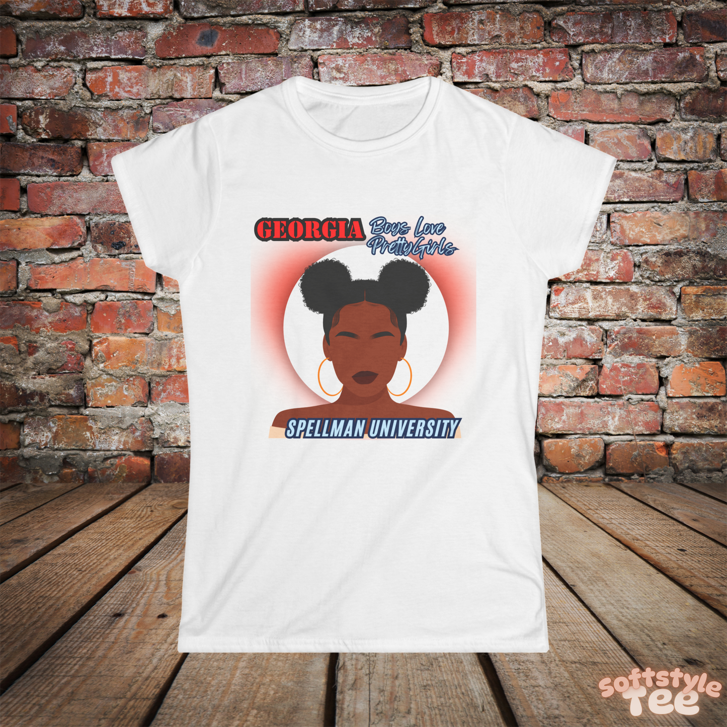 'Collegiate Cutie' Softstyle Tee- Cute and Classic Designs🔥🔥 - CUTE, AS A BUTTON CUSTOM DESIGNS & MORE