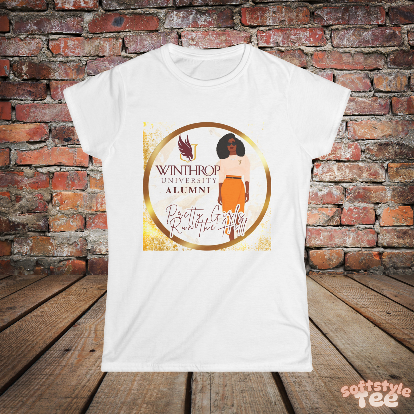 'Collegiate Cutie' Softstyle Tee- Cute and Classic Designs🔥🔥 - CUTE, AS A BUTTON CUSTOM DESIGNS & MORE