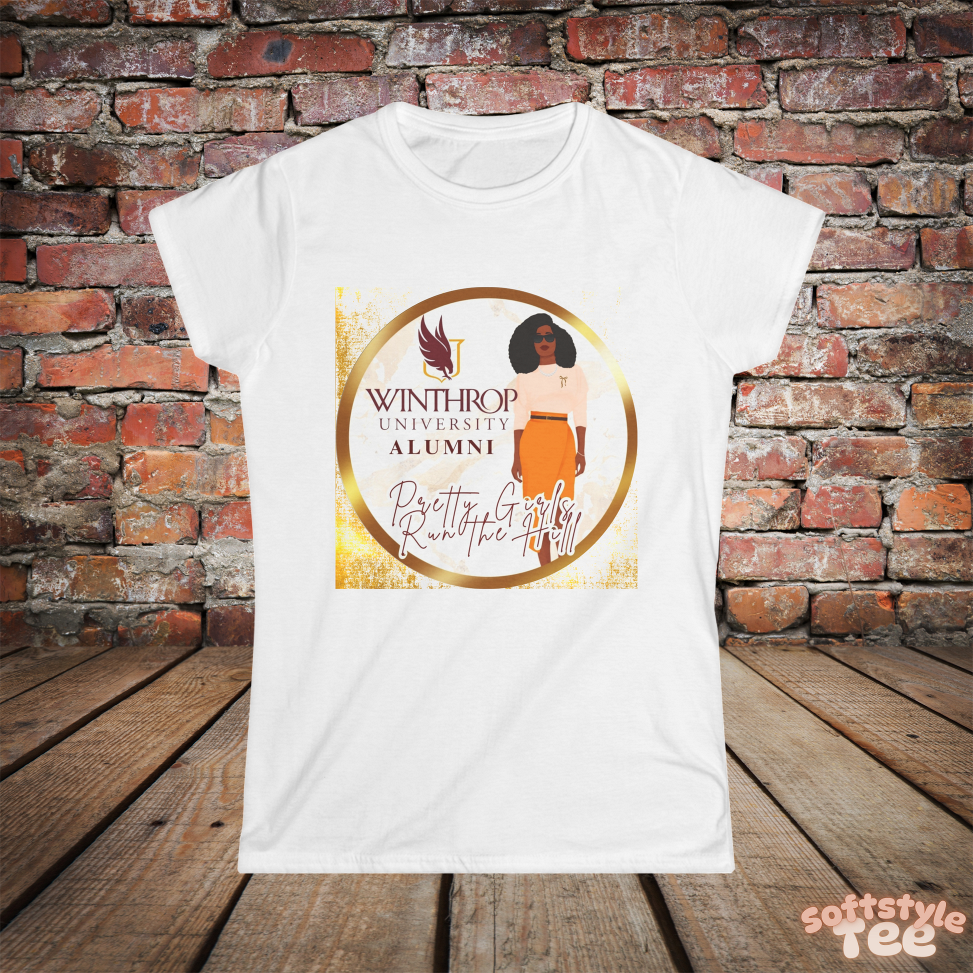 'Collegiate Cutie' Softstyle Tee- Cute and Classic Designs🔥🔥 - CUTE, AS A BUTTON CUSTOM DESIGNS & MORE