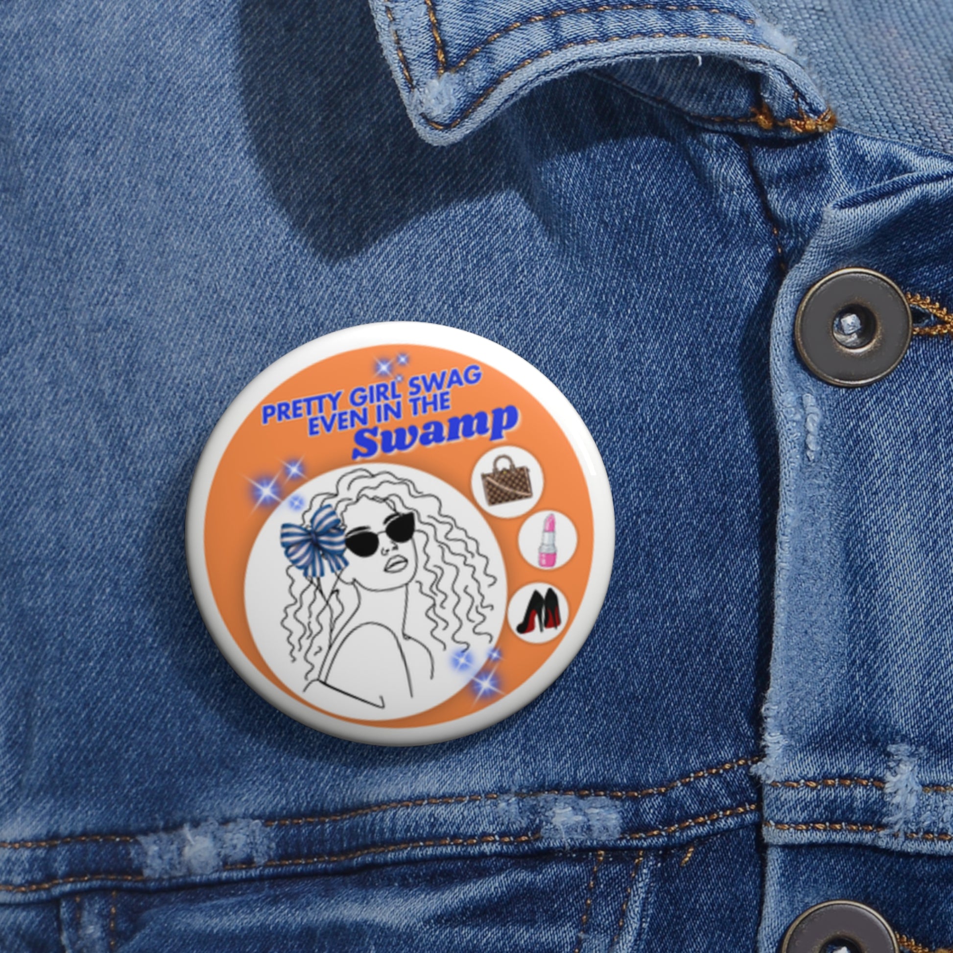Collegiate Cutie Buttons- Chic Style for Campus or Game Day!🏈✨ - CUTE, AS A BUTTON CUSTOM DESIGNS & MORE