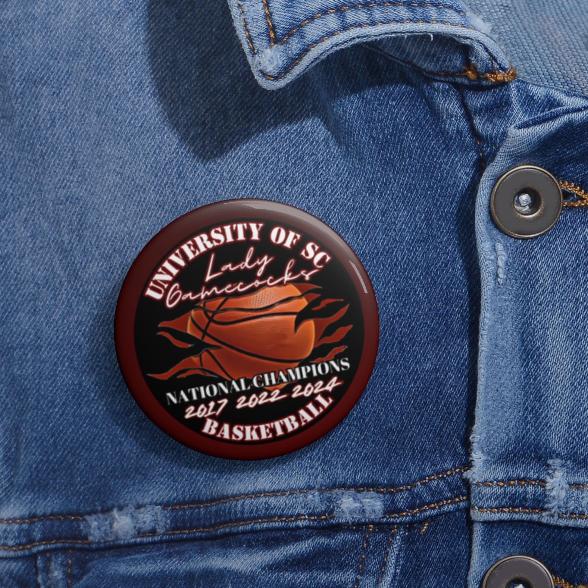 Collegiate Cutie Buttons- Chic Style for Campus or Game Day!🏈✨ - CUTE, AS A BUTTON CUSTOM DESIGNS & MORE