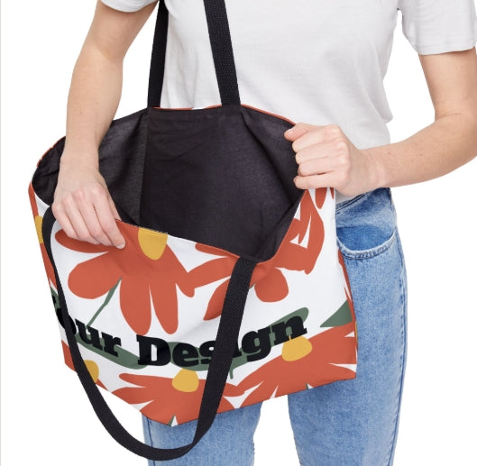 Create Your Own Weekender Tote Bag- Be the Envy of the Group👜🔥 - CUTE, AS A BUTTON CUSTOM DESIGNS & MORE