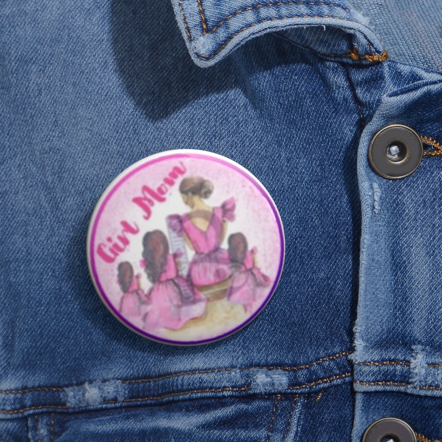 Buttons Inspired by Your Village- Celebrating Love the Fun Way 🍼✨