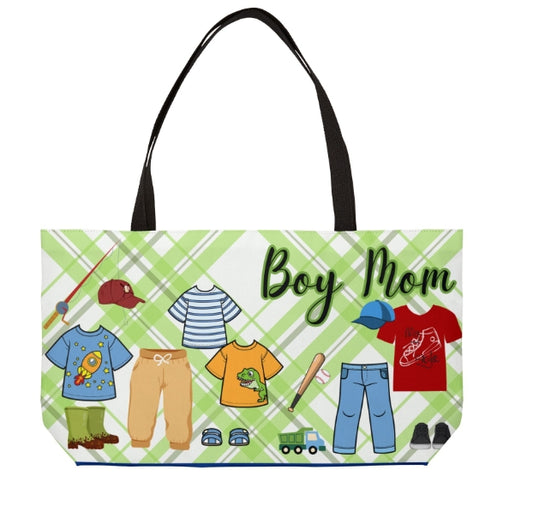 Personalized Girl/Boy Mom Weekender - Free Shipping!🔥 - CUTE, AS A BUTTON CUSTOM DESIGNS & MORE
