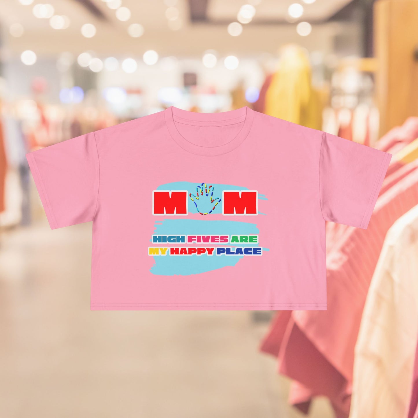 Mom Collection Women's Crop Tee - Shop now & enjoy FREE shipping for a limited time! 💕 - CUTE, AS A BUTTON CUSTOM DESIGNS & MORE