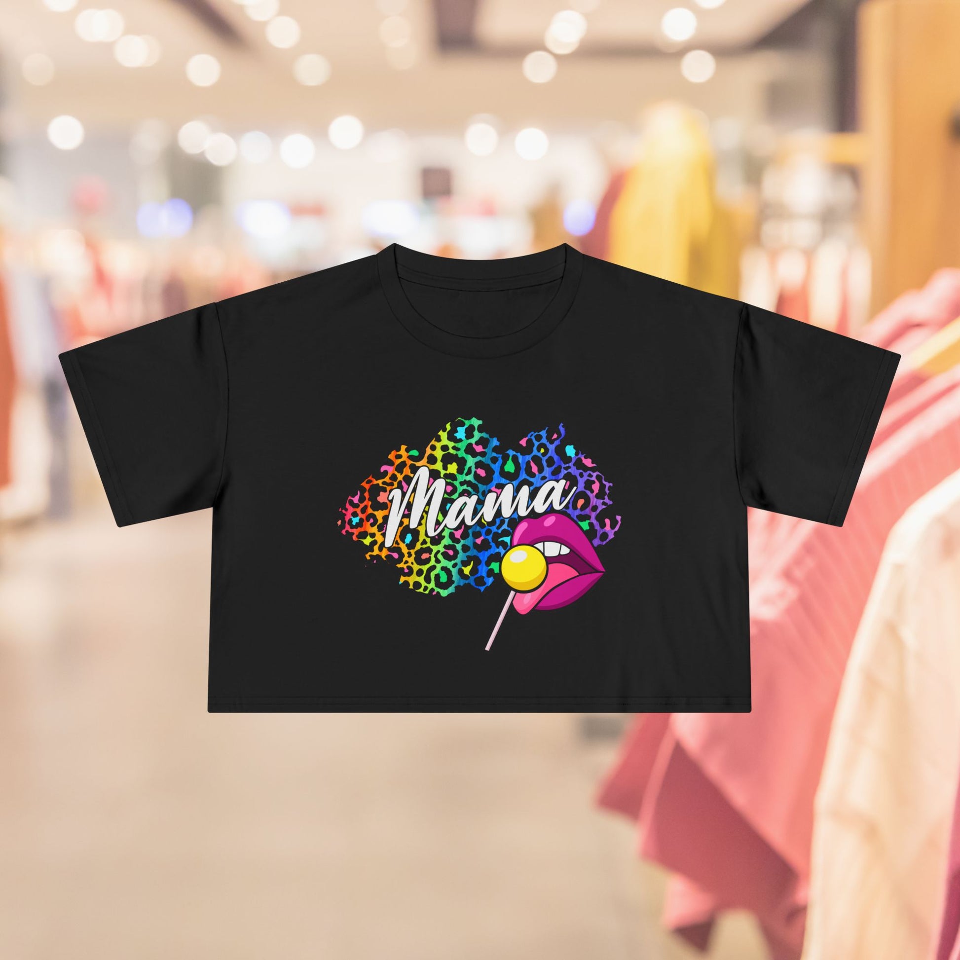 Mom Collection Women's Crop Tee - Shop now & enjoy FREE shipping for a limited time! 💕 - CUTE, AS A BUTTON CUSTOM DESIGNS & MORE