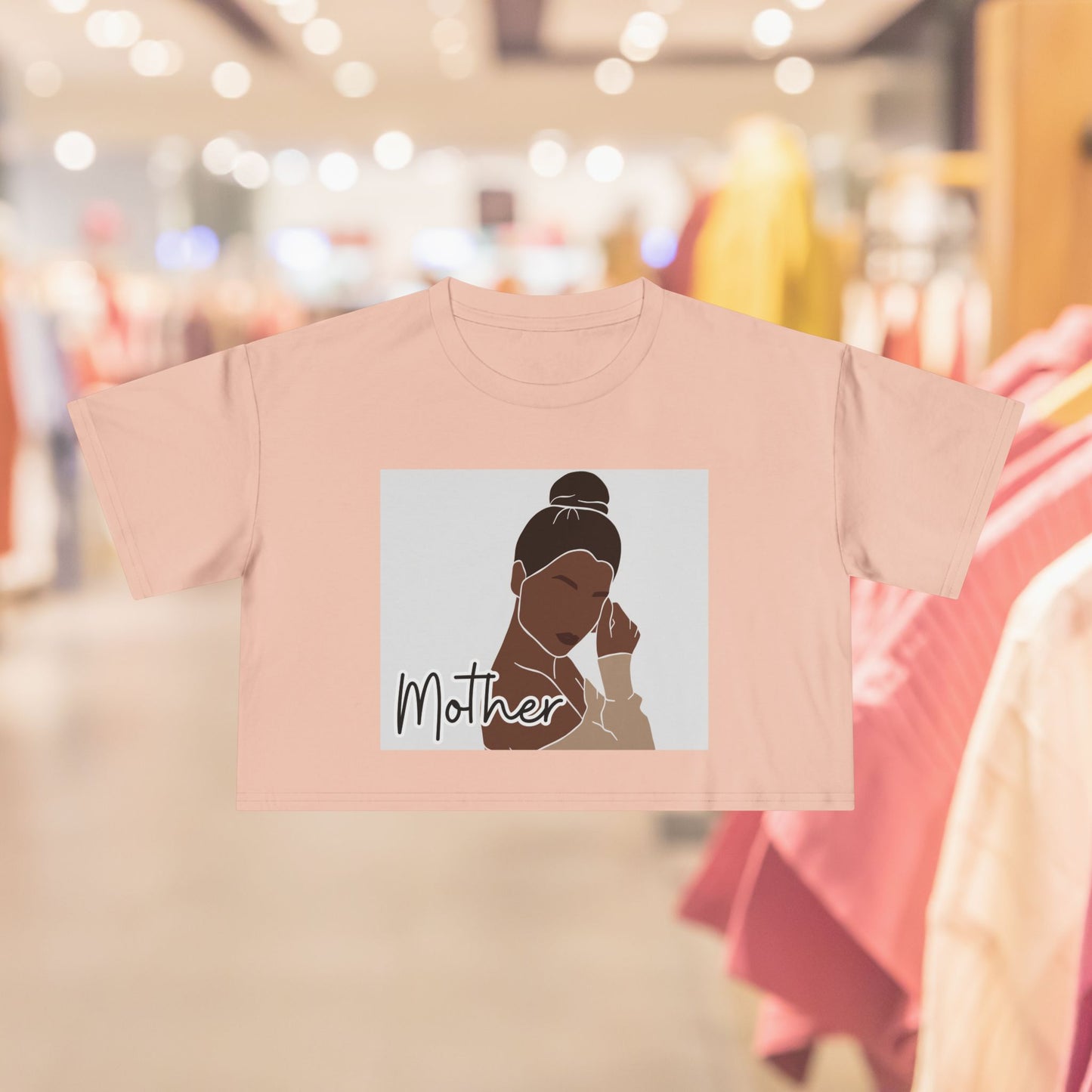 Mom Collection Women's Crop Tee - Shop now & enjoy FREE shipping for a limited time! 💕 - CUTE, AS A BUTTON CUSTOM DESIGNS & MORE