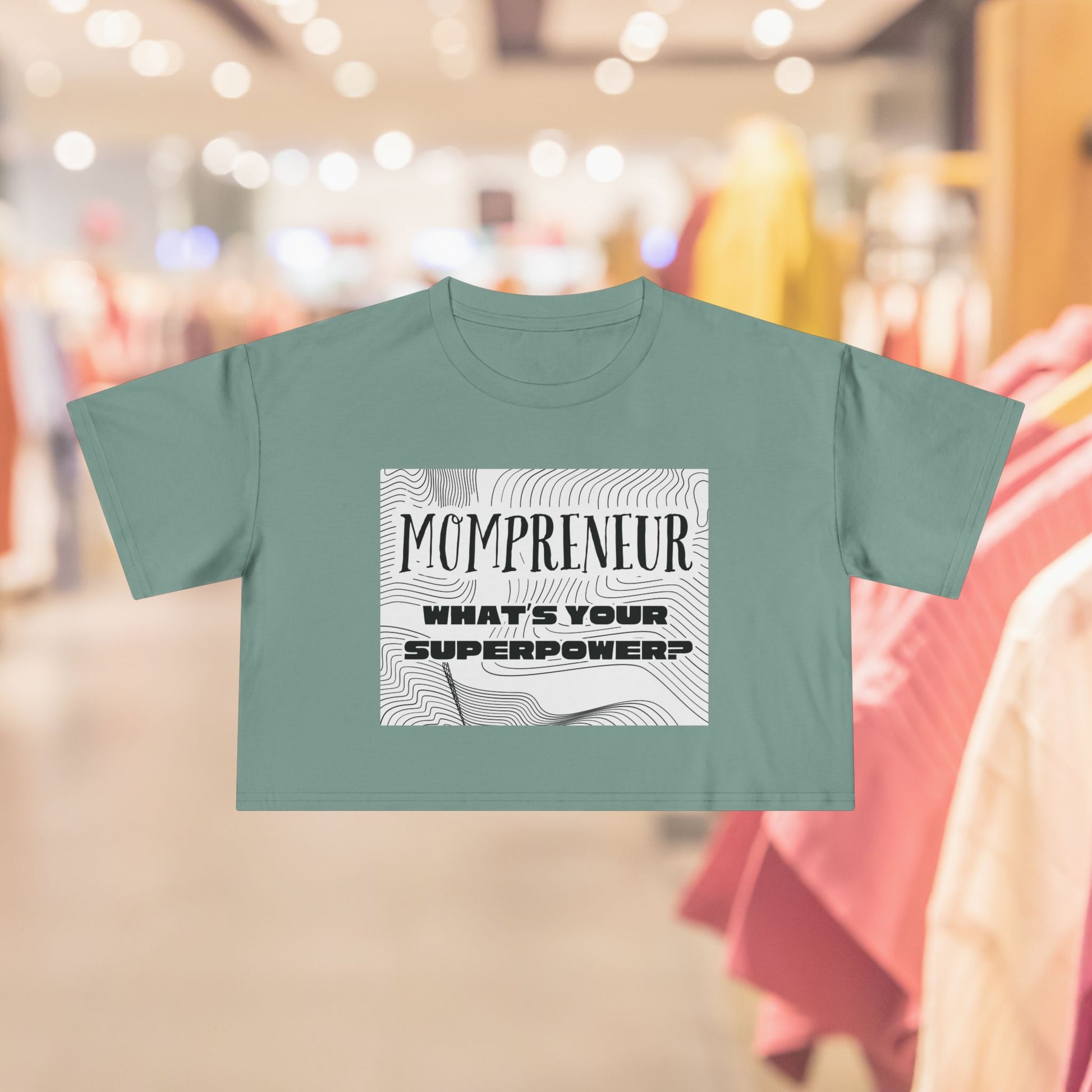 Mom Collection Women's Crop Tee - Shop now & enjoy FREE shipping for a limited time! 💕 - CUTE, AS A BUTTON CUSTOM DESIGNS & MORE