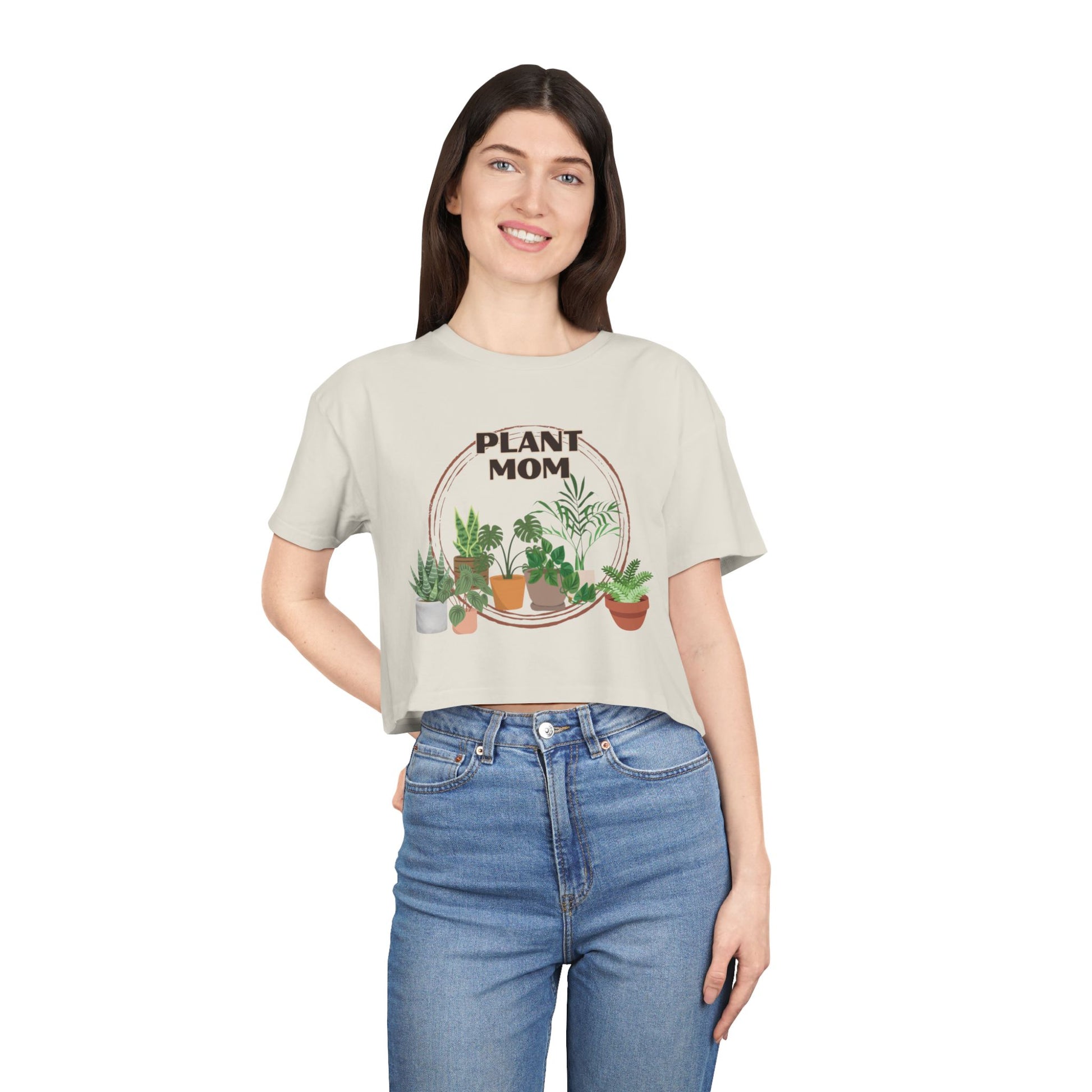 Mom Collection Women's Crop Tee - Shop now & enjoy FREE shipping for a limited time! 💕 - CUTE, AS A BUTTON CUSTOM DESIGNS & MORE