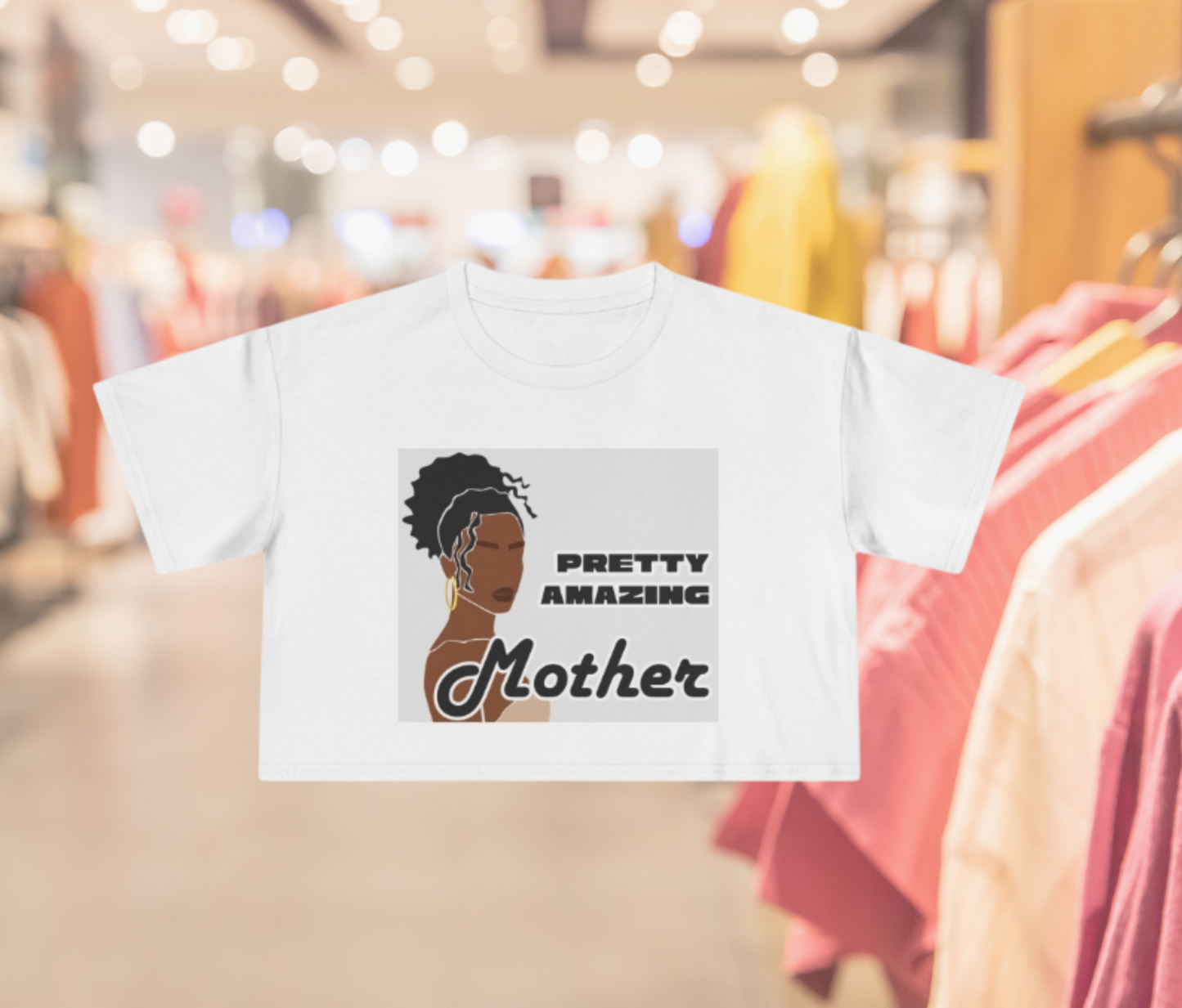 Mom Collection Women's Crop Tee - Shop now & enjoy FREE shipping for a limited time! 💕 - CUTE, AS A BUTTON CUSTOM DESIGNS & MORE