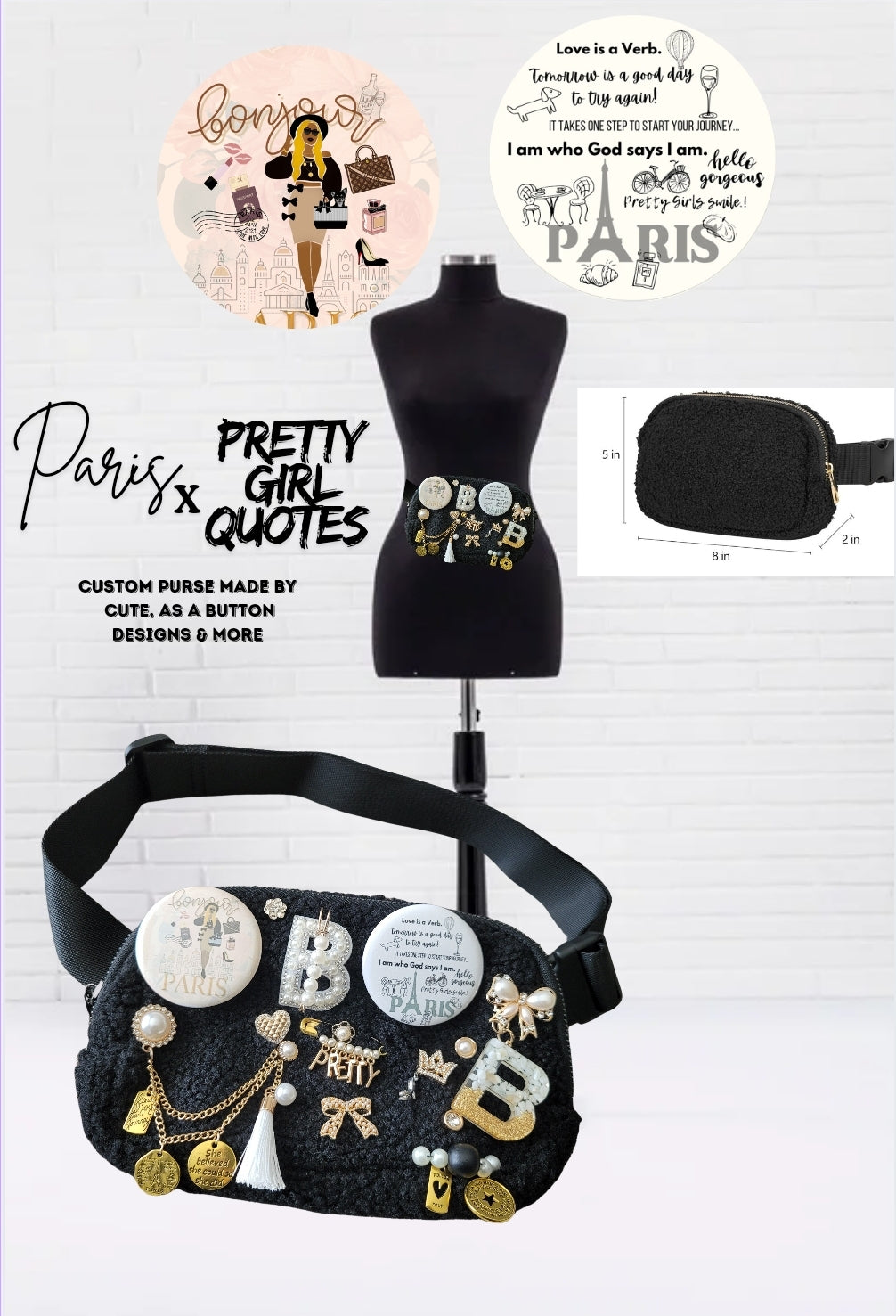 The Personality Purse: Custom Purses and Fanny Packs